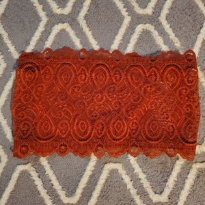 Free People lace bandeau NWOT